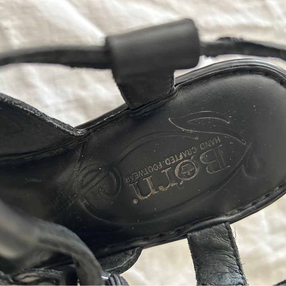 Black Platform Sandals - image 4